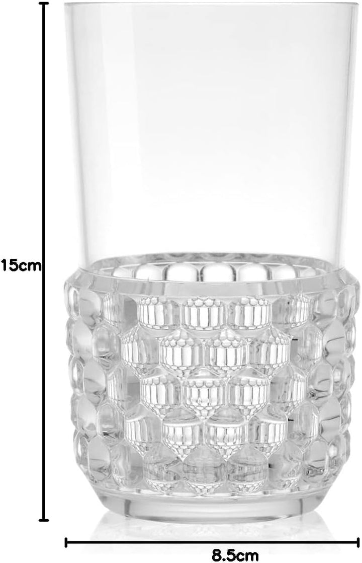 Kartell 1491B4 Jellies Family Cocktailglas, glasklar transparent Long Drink Glas Glasklar, Long Drin