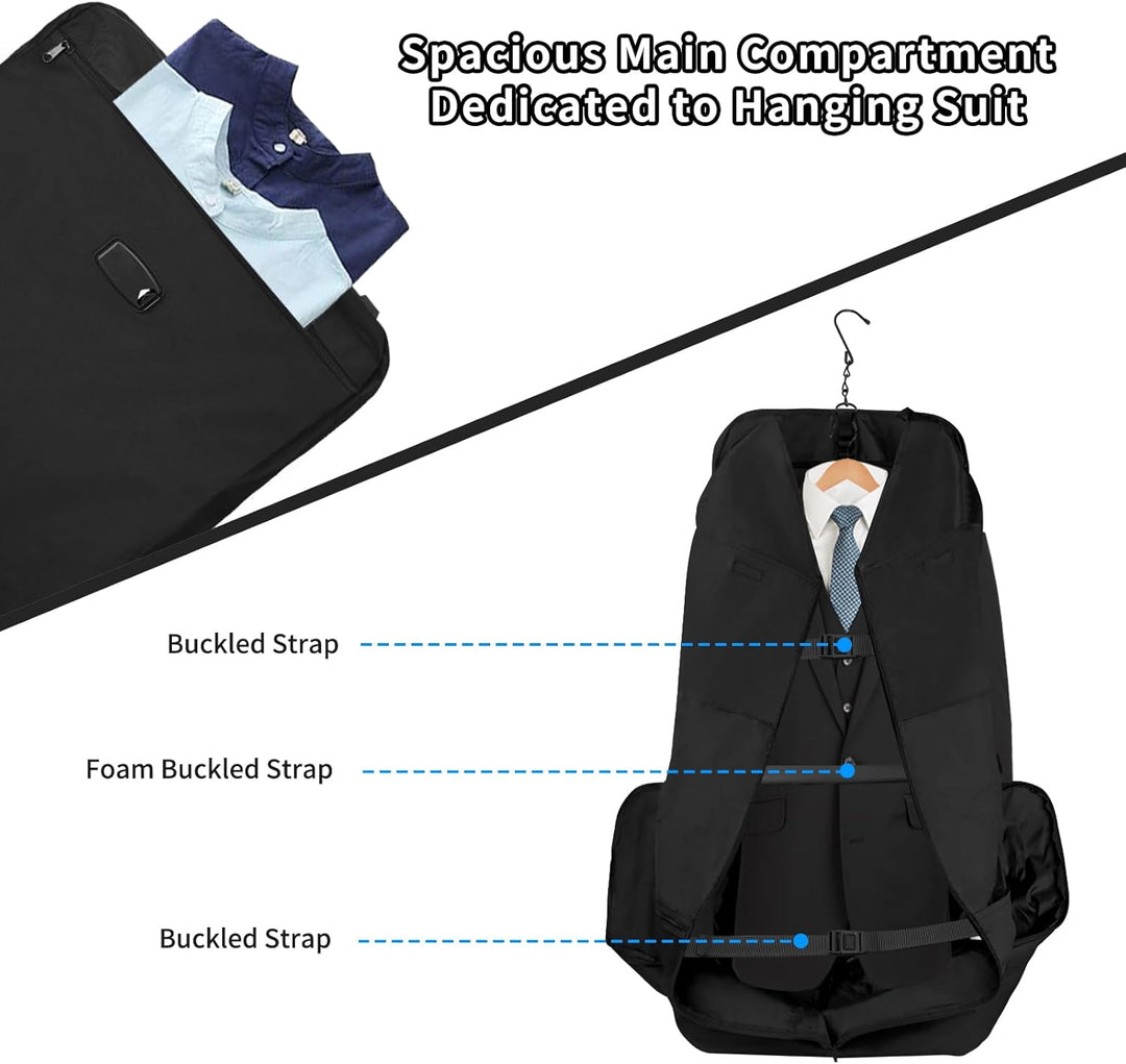 Lychee Reise-Kleidersack für L bis 4XL, geeignet für Crossbody- und Handheld-Nutzung, Anzug für Gesc