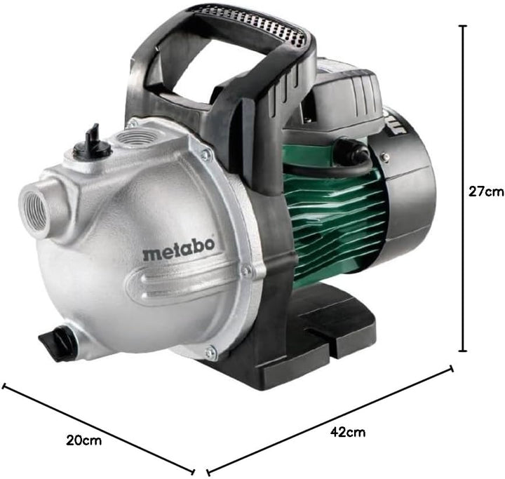 Metabo Gartenpumpe P 4000 G (600964000) Karton, Nennaufnahmeleistung: 1100 W, Max. Fördermenge: 4000