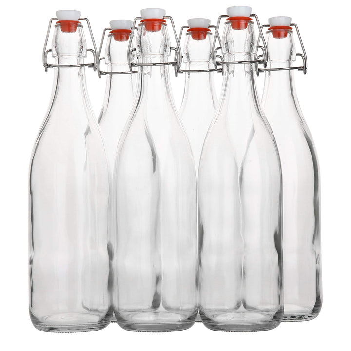 AYL Flip-Top-Glasflasche, Bügel-Brauflasche mit Stopfen für Getränke, Öl, Essig, Kombucha, Bier, Was