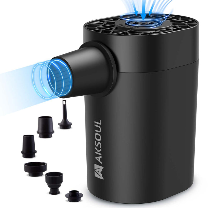AKSOUL Elektrische Luftpumpe Pumpe Akku: 1600 3600 4000mAh Wiederaufladbare Batterie AA Batterie Por