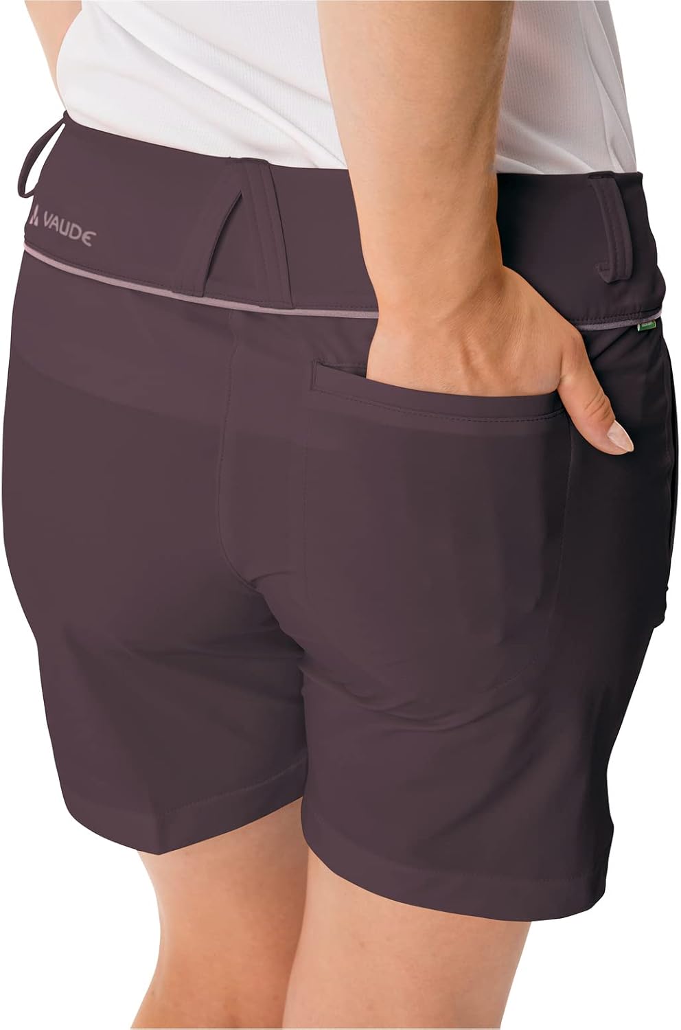 VAUDE Women's Skomer Shorts III - Outdoor Shorts Damen, 40 Blackberry