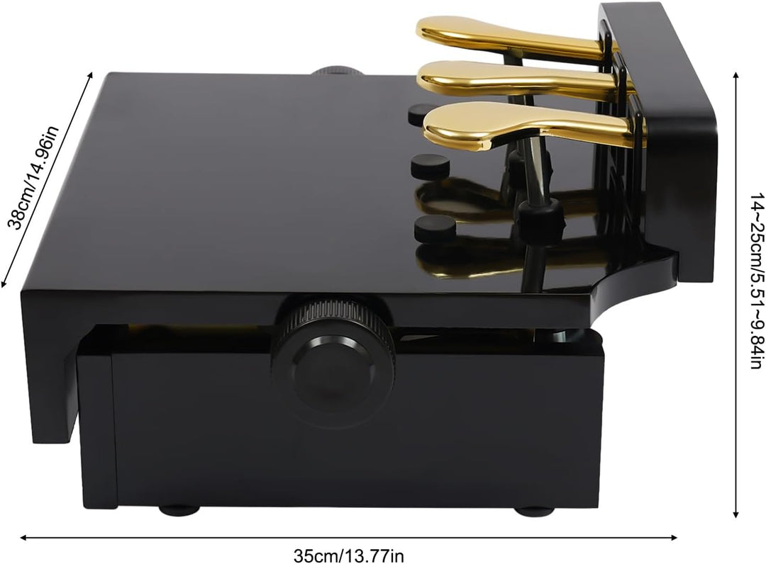 3 Pedale Klavier Pedal Extender für Kinder, Höhenverstellbar Klavierpedalverlängerung Zubehör Kinder