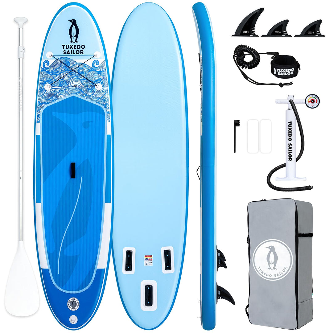 Tuxedo Sailor Stand Up Paddle Board 240/320/365cm Inflatable Paddle Boards for Adults and Kinder Sta