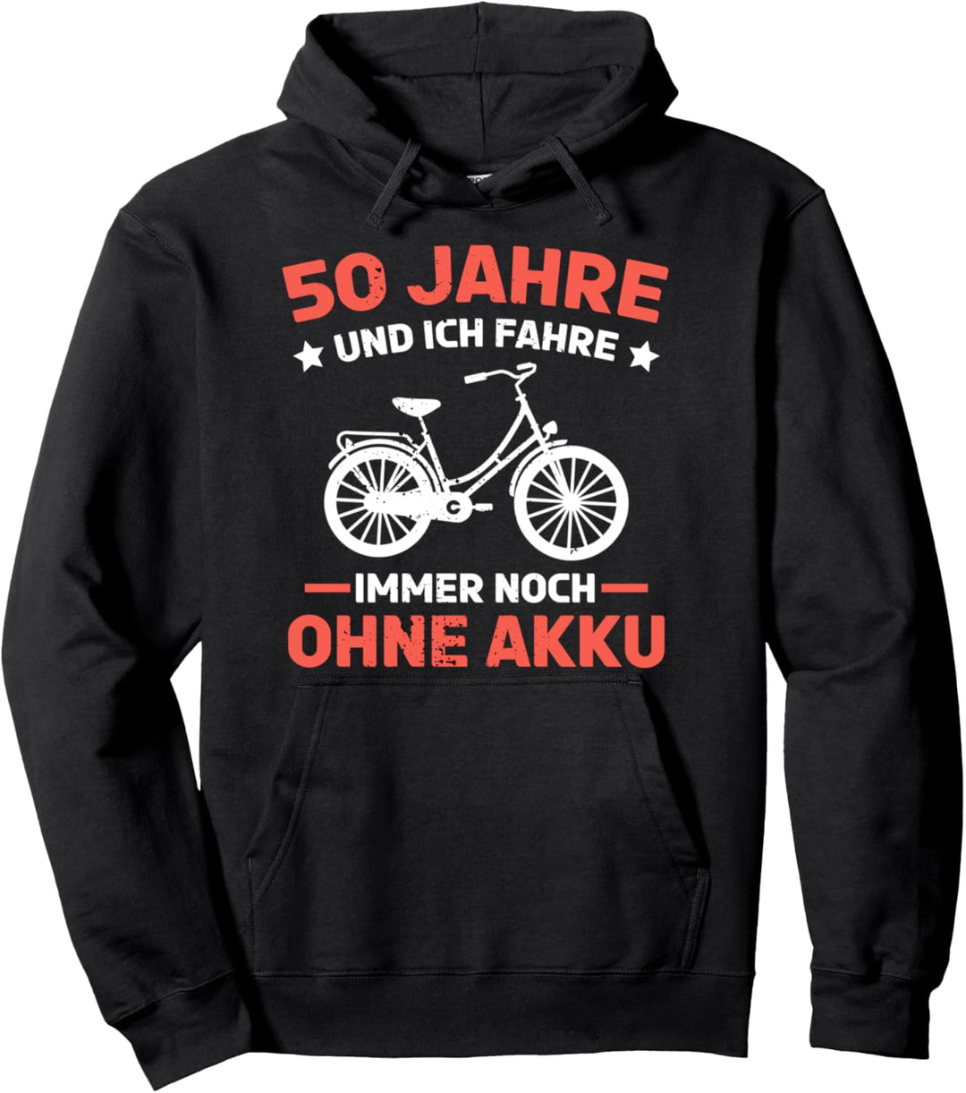 50. Geburtstag Biker Mountainbike 50. Jahre Fahrrad Geschenk Pullover Hoodie