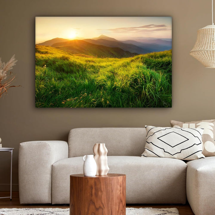 MuchoWow© Bilder Gross 120x80 cm XXL Wohnzimmer Deko Modern Wandbild Foto auf Leinwand Bild Schlafzi
