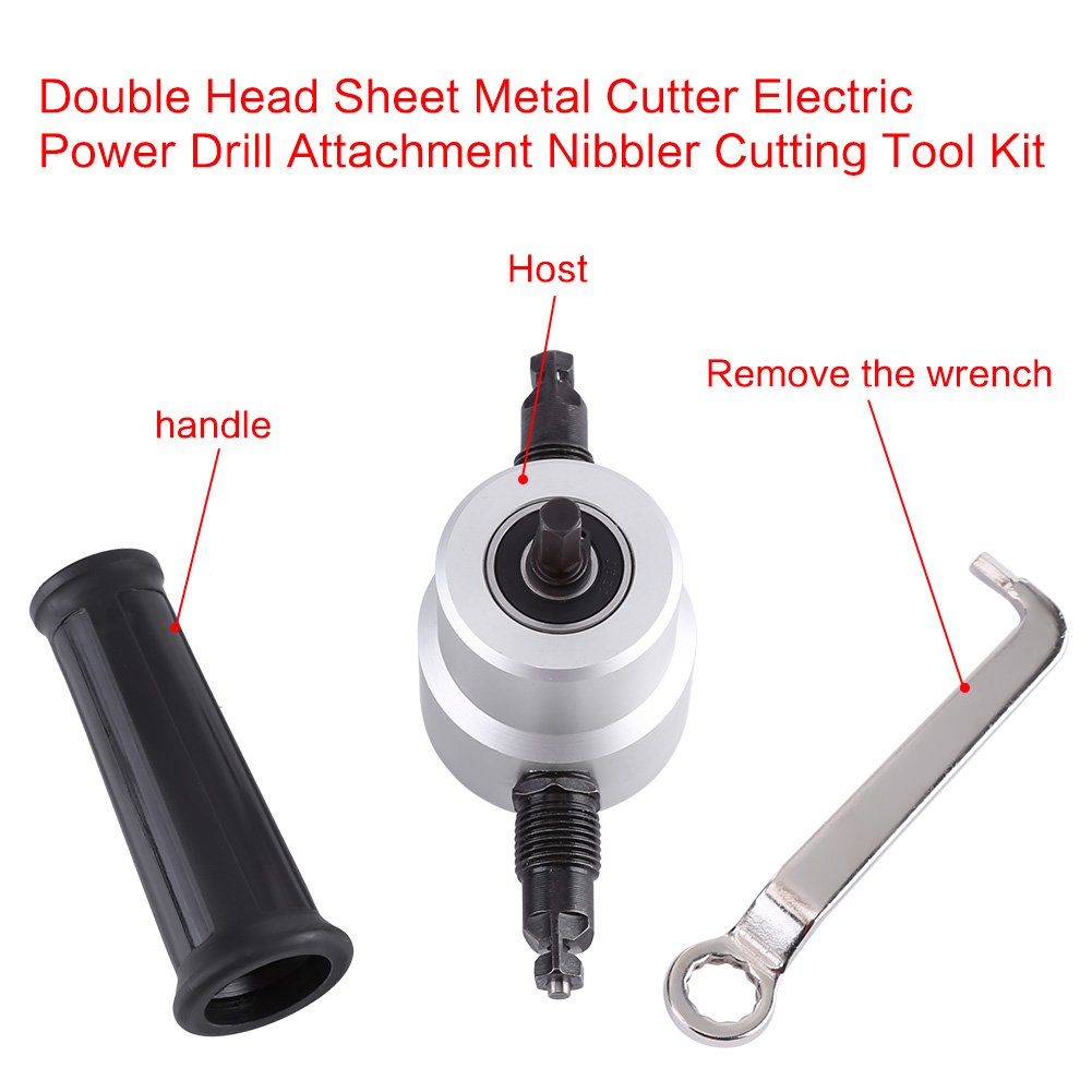 Power Drill Nibbler 360 Grad verstellbarer Metall-Nibbler-Cutter-Kit Bohrschneider-Aufsatz für das S