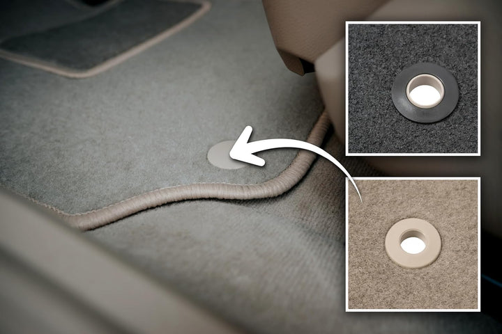 Automatte – Passend für Chrysler PT Cruiser Cabrio, Fliessheck 2000-2010 – Velours – Autozubehör - A