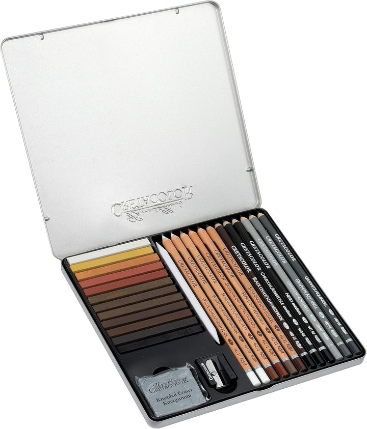 Cretacolor 400 31 - Skizzierset 27 Stück (1er Pack)