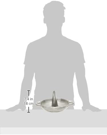 STAUB Hähnchenbräter 24 cm, Gusseisen, Induktionsgeeignet, Graphitgrau, 26.2 x 22.2 x 11.5 cm