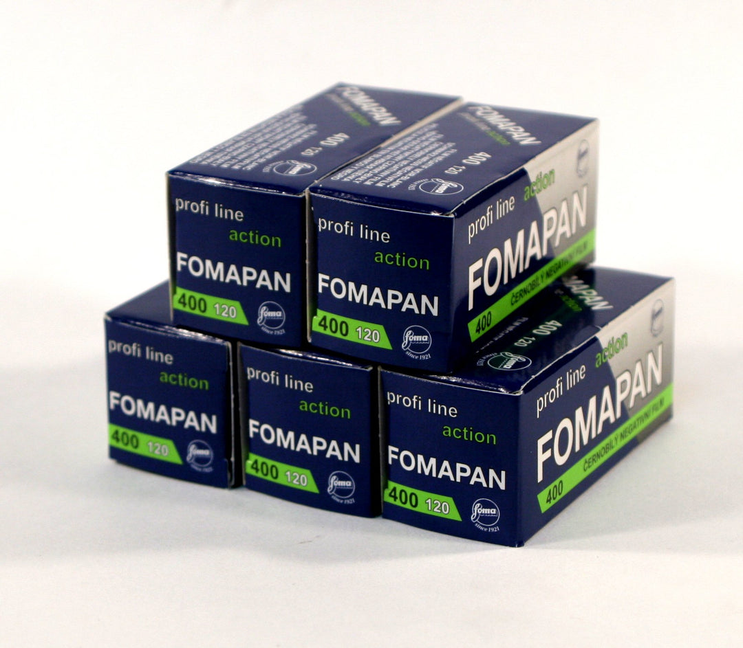 Fomapan 400ASA , 120 fünf Stück