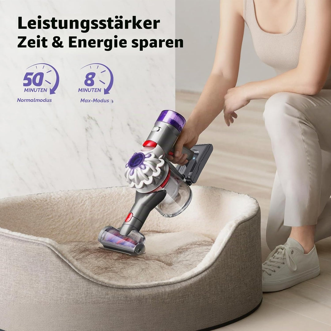 V8 Akku für Dyson, Ersatzakku für Dyson SV10 4600mAh Kompatibel mit V8 Absolute Animal Fluffy Motörh
