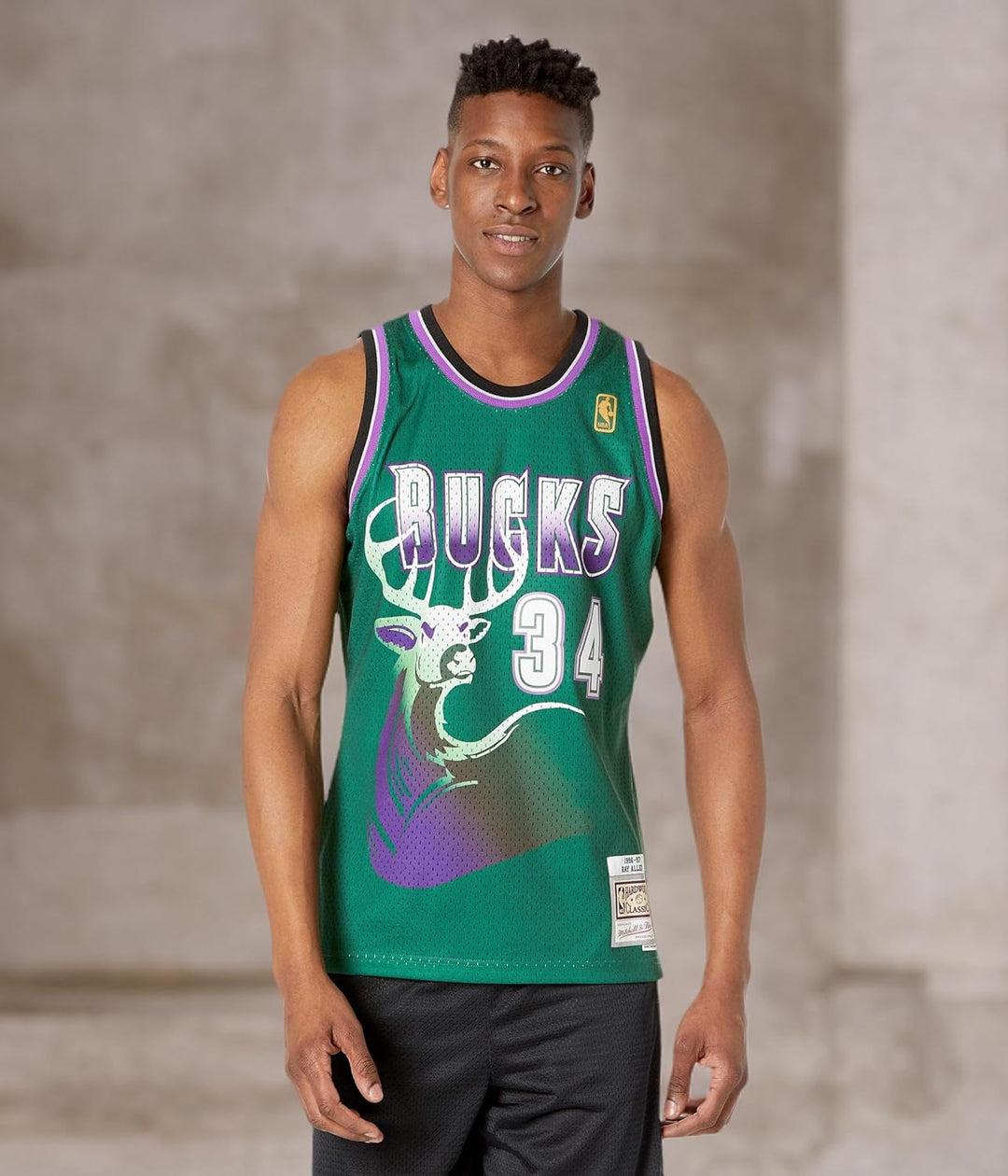Mitchell & Ness Herren 2.0 O. Magic T-Shirt XS Dunkelgrün, XS Dunkelgrün