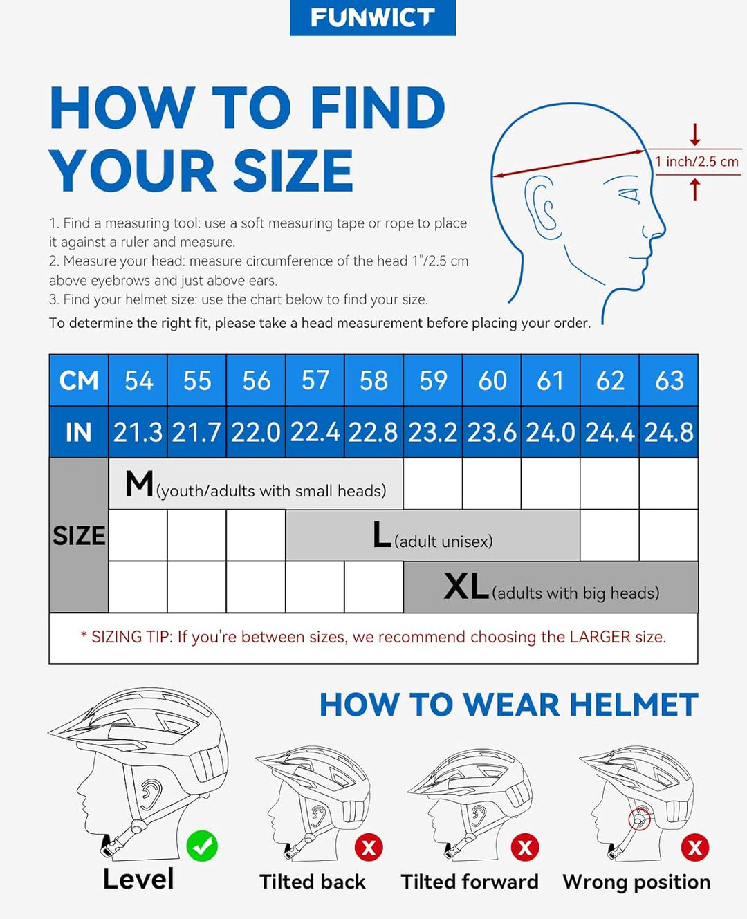 FUNWICT Fahrradhelm mit Visier für Herren Damen, Leichte Fahrradhelm mit Magnetischem Brille und USB