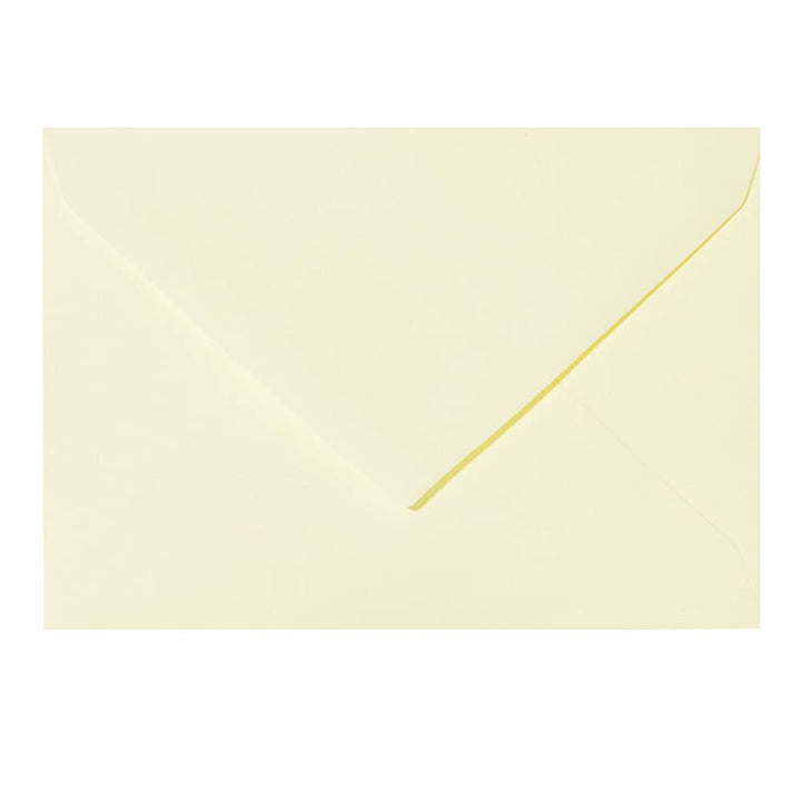 Mini Umschläge 60x90 mm für Visitenkarten in der Farbe Zartgelb 250 Umschläge 250 05 Zartgelb, 250 0