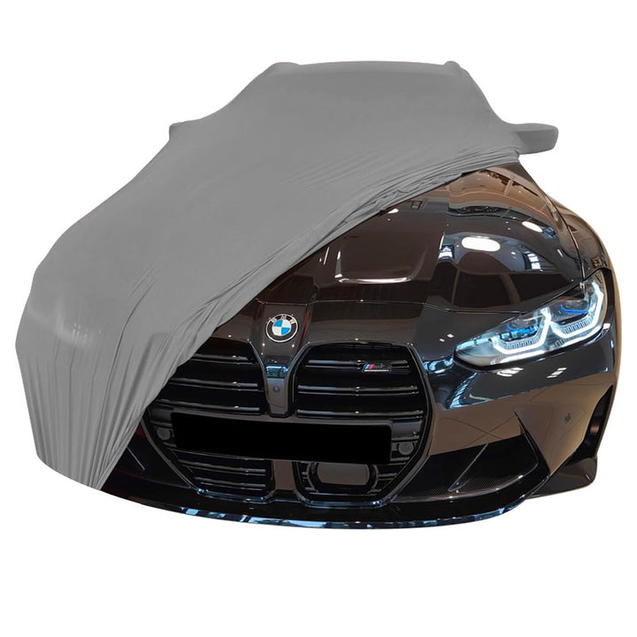 Star Cover Indoor Autoabdeckung passend für BMW M3 Touring (G81) Indoor Cover mit Spiegeltaschen SUP