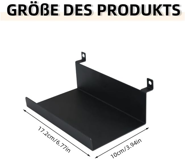 Regal für Akustikpaneele, 17,2 x 10 cm Wandregal für Akustikpaneele Akustikpaneele Zubehör Wandorgan