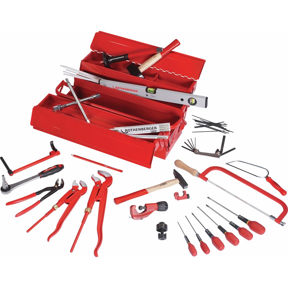 ROTHENBERGER 19166 Handwerkzeug Set Azubi, 50-Teilig