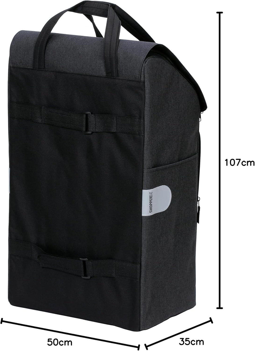 ANDERSEN Einkaufstrolley - Royal Shopper Ipek BO schwarz 45 L Einkaufsroller,isoliert,Kühltasche,vie