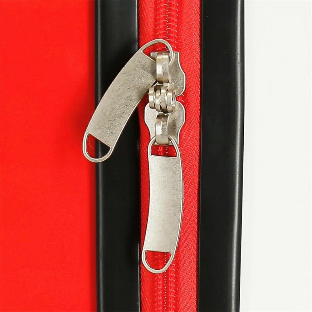 Disney Minnie Enjoy the Day Anpassungsfähiger Schönheitsfall Weiss 29x21x15 cms ABS Rot Toilettentas