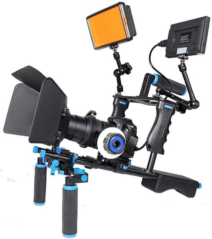 Professionelles Kit für das Erstellen von Filmvideosystemen, Schulterstabilisator für DSLR-Kameras m