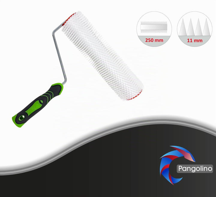 Pangolino - Entlüftungsroller - 25 cm – Einarmiger Metallbügel - Stachellänge: 11 mm - Profi-Qualitä