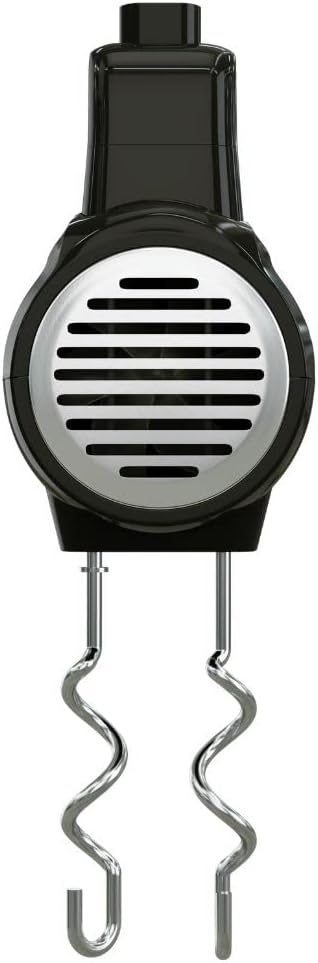 TESLA MX301BX Stabmixer (300 W, 5 Geschwindigkeiten, Turbofunktion, 2 Stäbe, 2 Haken), Rostschwarz
