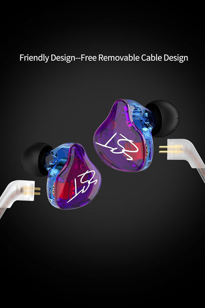 keephifi KZ ZST In-Ear-Monitor 1BA + 1DD HiFi KZ IEM Kopfhörer, Geräuschunterdrückung, kabelgebunden