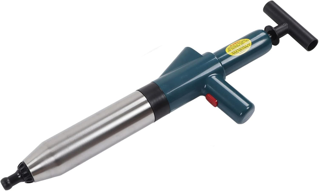 Air Drain Unblocker, Hochdruck Air Drain Unblocker Edelstahl Drain Blaster Plunger Pipe Unclogging T