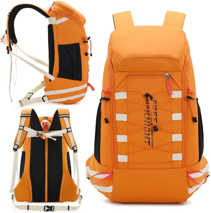 Bseash 40L Leichter wasserdichter Wanderrucksack mit Regenschutz, Outdoor Sport Reise Tagesrucksack