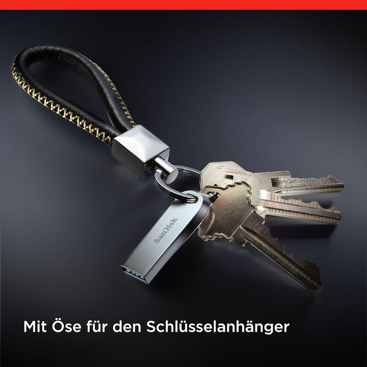 SanDisk Ultra Luxe USB 3.2 Flash-Laufwerk 512 GB (USB 3.2 Gen 1- und USB 3.0-fähig, 400 MB/s, Passwo
