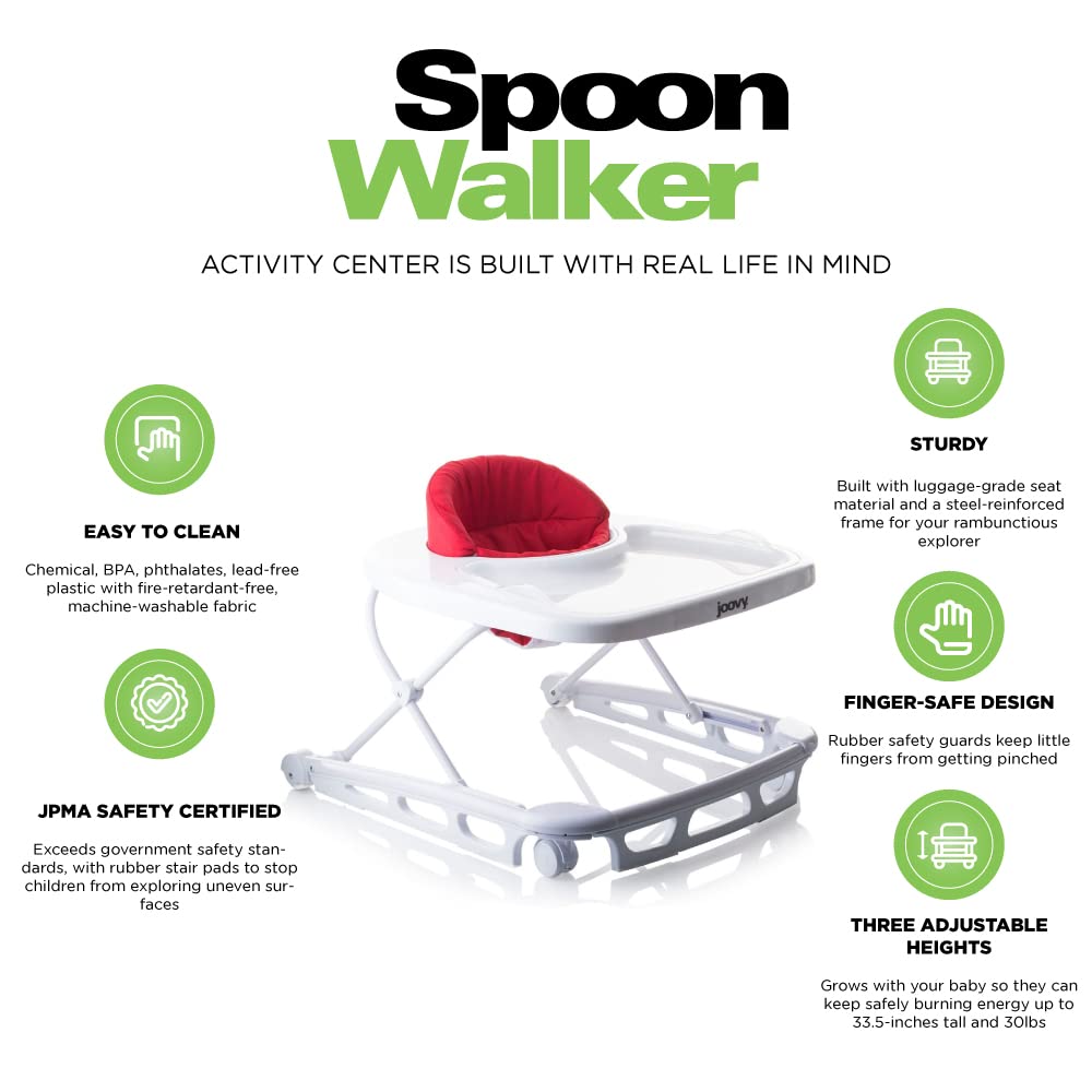 Joovy 00121 Spoon Walker, rot, rot