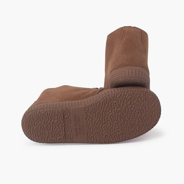 Pisamonas Stiefel mit Innenfell und Schnürsenkeln 22 EU Kamel, 22 EU Kamel
