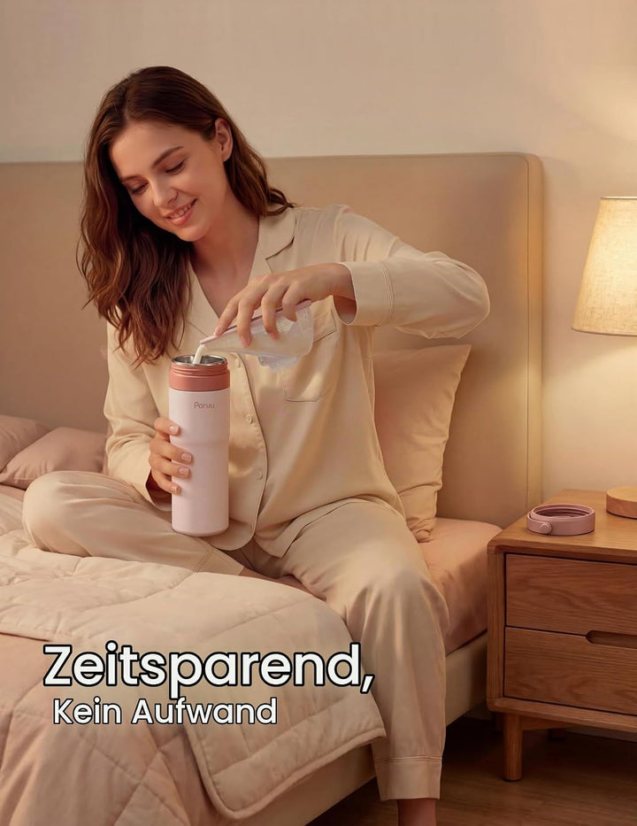 Paruu Tragbarer Muttermilchkühler für draussen, Muttermilch-Kühlflasche aus Edelstahl 304 für 14–23
