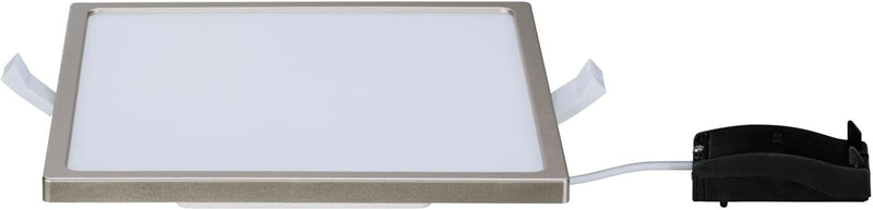 Paulmann 92939 LED Panel Areo eckig incl. 1x12 Watt IP44 dimmbar Deckenlampe Nickel matt Deckenleuch