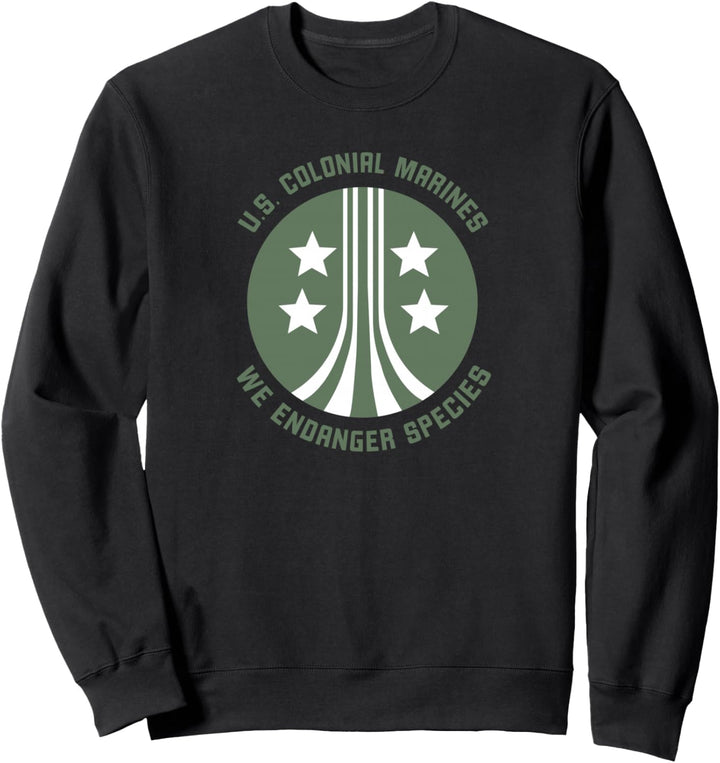 Aliens U.S. Colonial Marines We Endanger Species Sweatshirt