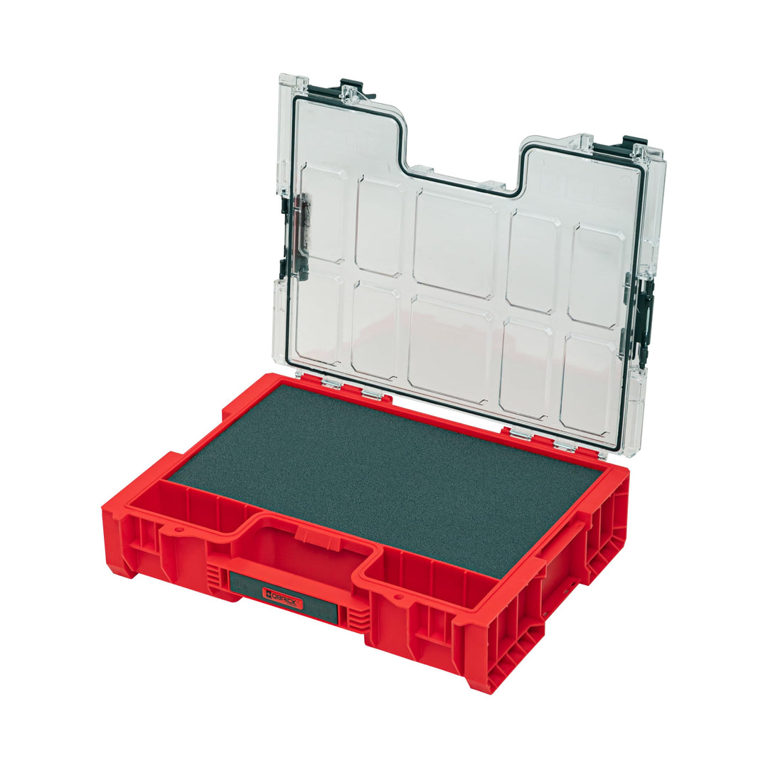 Qbrick System Pro Organizer 300 Red Mfi Ultra HD Sortimentskasten Sortierkasten Schraubenbox Sortier