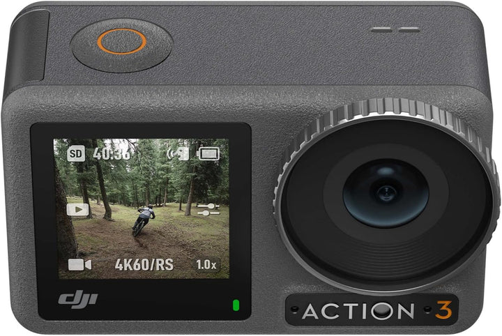 DJI Osmo Action 3 Adventure-Combo - 4K HDR Action-Cam, 10-Bit Farbtiefe, wasserdicht, HorizonSteady,