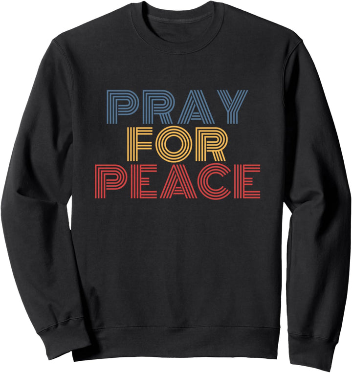 Bete für den Frieden Vintage Sweatshirt
