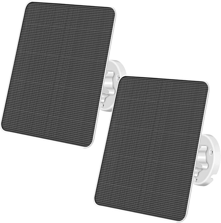 6W Solarpanel für drahtlose Überwachungskamera im Freien,2 Pack 5V IP65 wasserdichte Solarstromverso