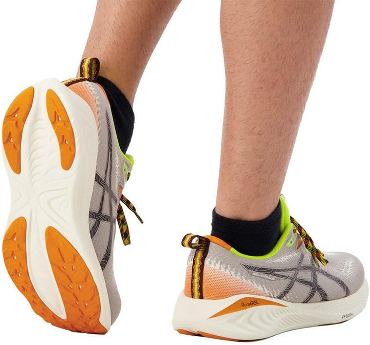 ASICS Herren Gel-Cumulus 46 EU Grau, 46 EU Nature Bathing Neon Lime
