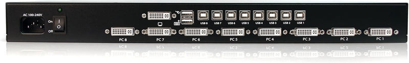StarTech.com 8-Port DVI USB KVM Switch -DVI USB KVM Switch - 8-Port KVM-Switch -DVI KVM-Switch - KVM