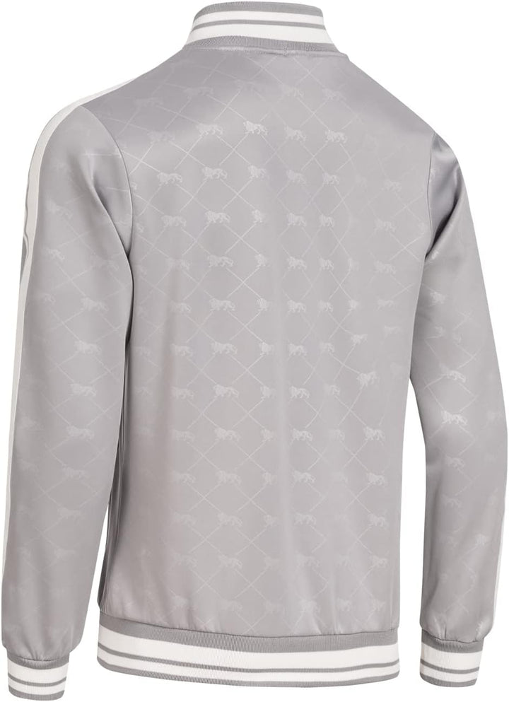 Lonsdale ASHWELL Herren Trainingsanzug schmale Passform S Grey/White, S Grey/White
