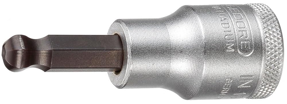 GEDORE 2663090 19 K 14 Schraubendrehereinsatz 1/2' Kugelkopf Innen-6-kant 14 mm, 14 mm