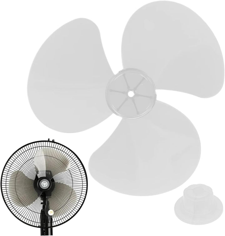 Lüfterflügel, 12-Zoll-Kunststoff-3-Blatt-Lüfterflügel, Ersatz, leicht und zuverlässig, geeignet für