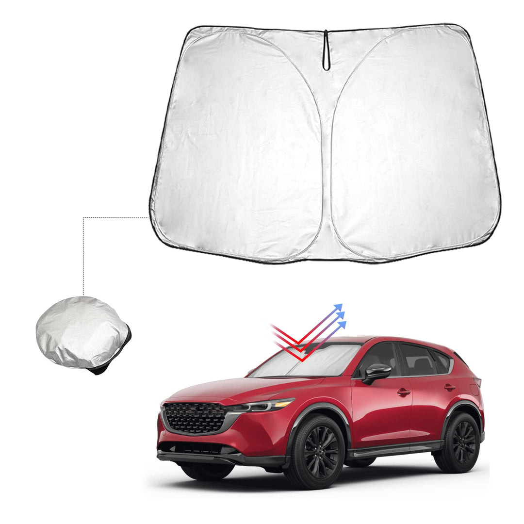 BIBIBO Mazda CX-5 Frontscheibenabdeckung Kompatibel mit Mazda cx-5 cx5 / KF 2. 2018-2022, Sonnenschu