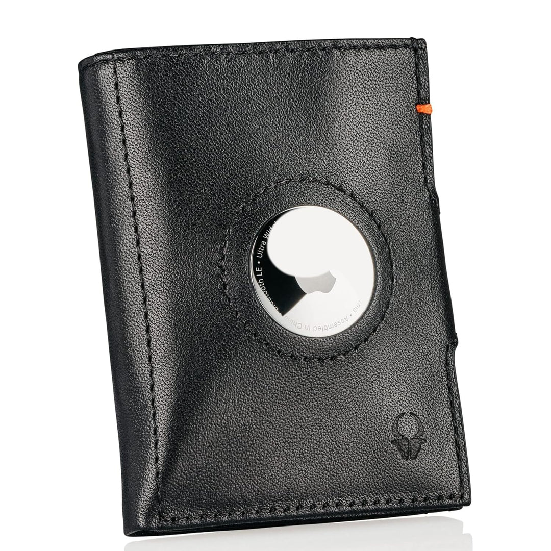 DONBOLSO Wallet Air - Slim Wallet mit Apple AirTag Fach - Hochwertiges Kreditkartenetui aus Echtlede