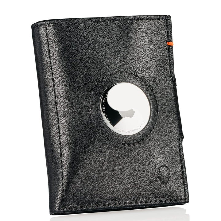 DONBOLSO Wallet Air - Slim Wallet mit Apple AirTag Fach - Hochwertiges Kreditkartenetui aus Echtlede