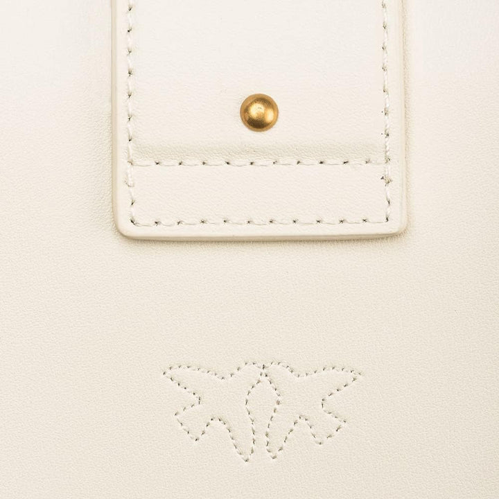 Pinko, Mini Love Bag One Simply, Damen-Tasche, Einheitsgrösse Z14q Weiss-antikgold, Z14q Weiss-antik