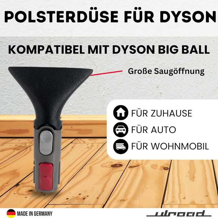 Polsterdüse Autosaugdüse passend für Dyson Staubsauger I Made in Germany I für Big Ball Floor Absolu